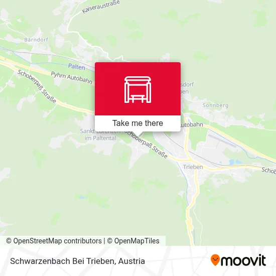 Schwarzenbach Bei Trieben map
