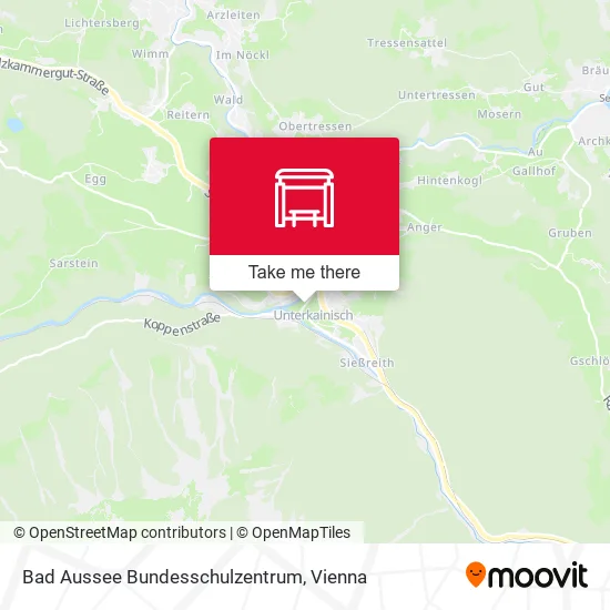 Bad Aussee Bundesschulzentrum map