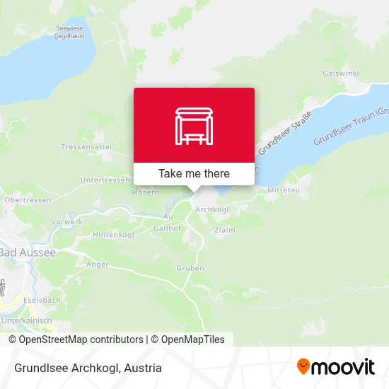 Grundlsee Archkogl map