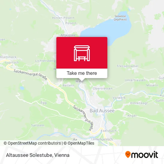 Altaussee Solestube map