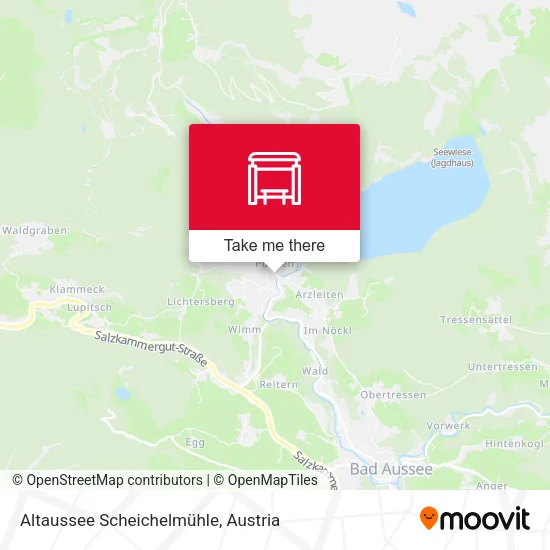 Altaussee Scheichelmühle map