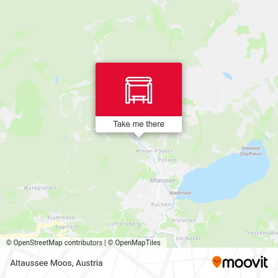 Altaussee Moos map