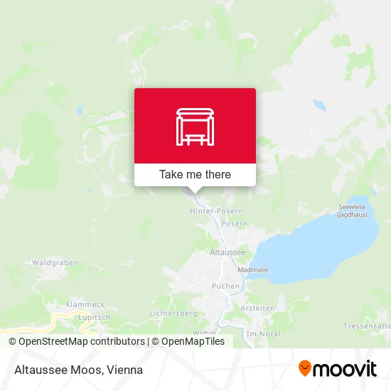 Altaussee Moos map