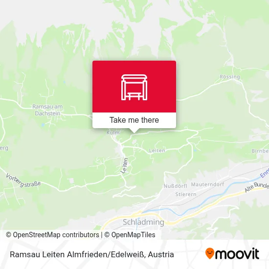 Ramsau Leiten Almfrieden / Edelweiß map