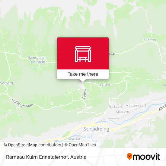 Ramsau Kulm Ennstalerhof map