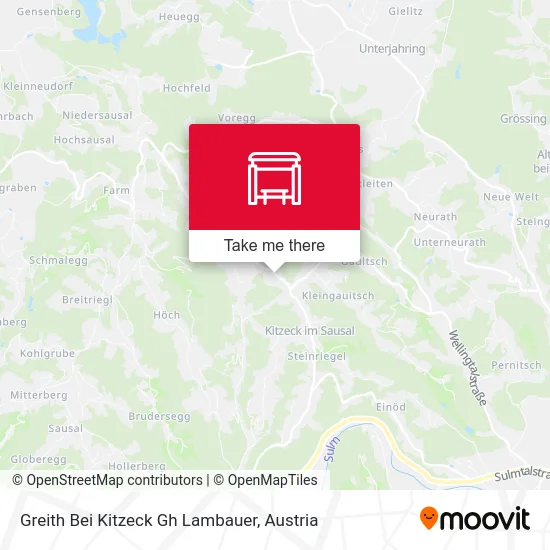 Greith Bei Kitzeck Gh Lambauer map