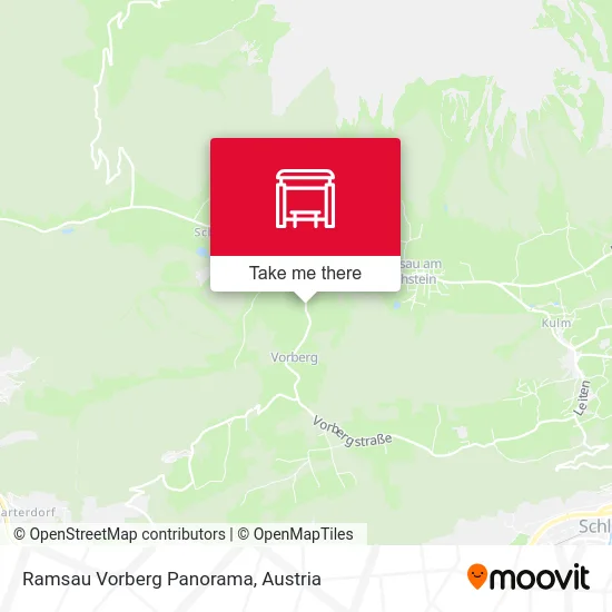 Ramsau Vorberg Panorama map