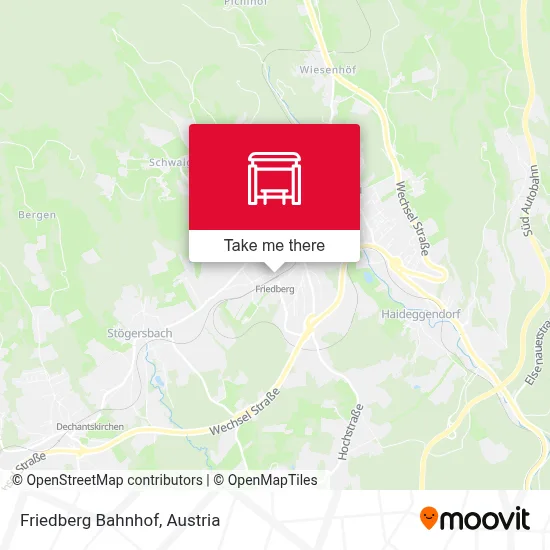 Friedberg Bahnhof map
