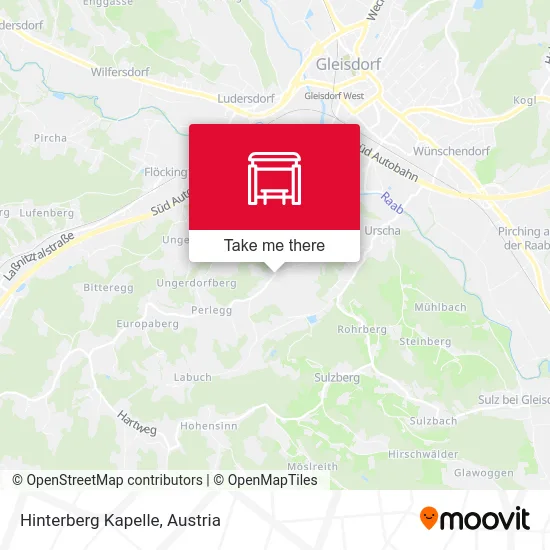 Hinterberg Kapelle map