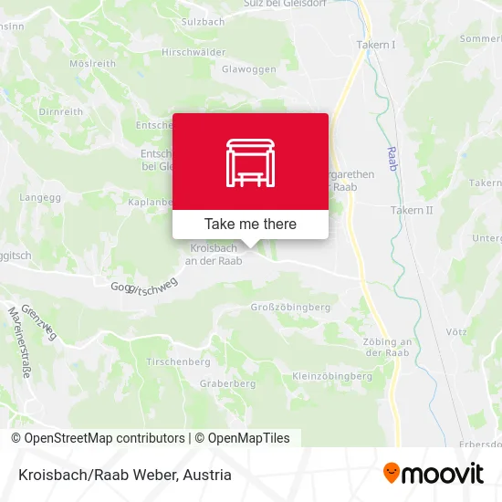 Kroisbach/Raab Weber map