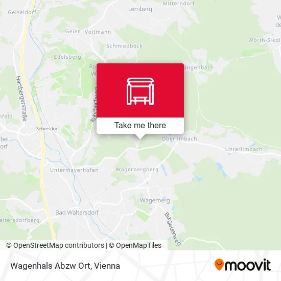Wagenhals Abzw Ort map