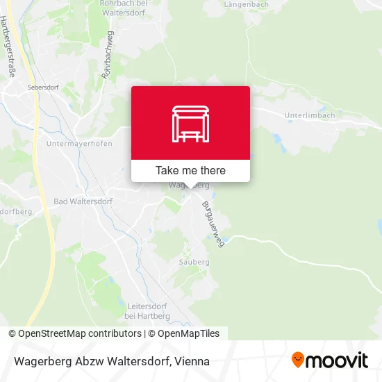 Wagerberg Abzw Waltersdorf map