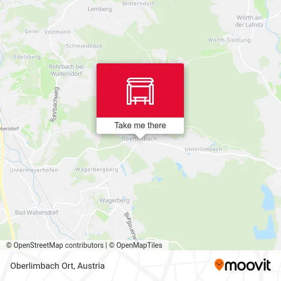 Oberlimbach Ort map