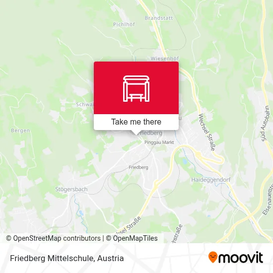 Friedberg Mittelschule map