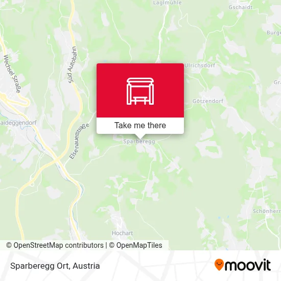 Sparberegg Ort map