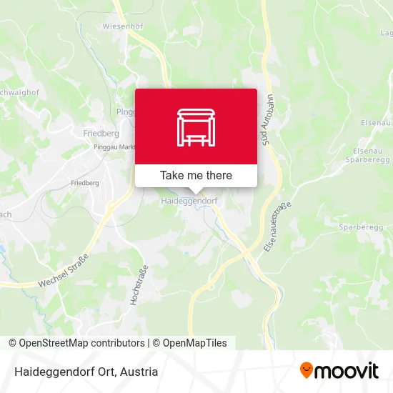 Haideggendorf Ort map