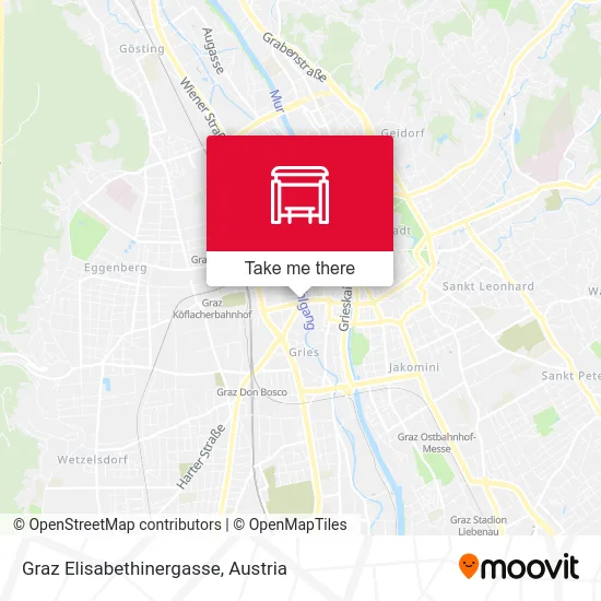 Graz Elisabethinergasse map