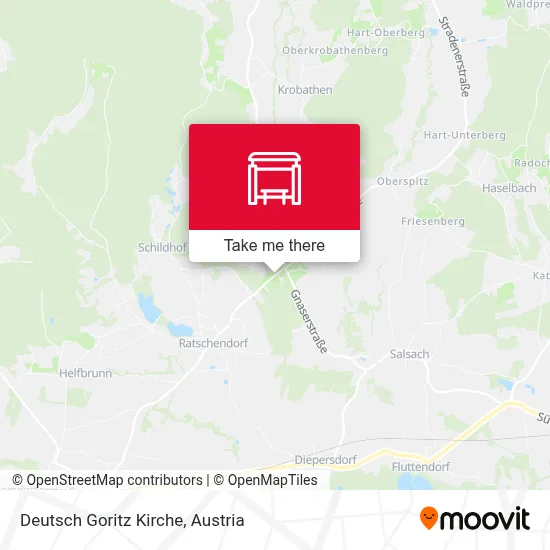 Deutsch Goritz Kirche map