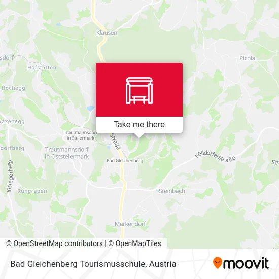 Bad Gleichenberg Tourismusschule map