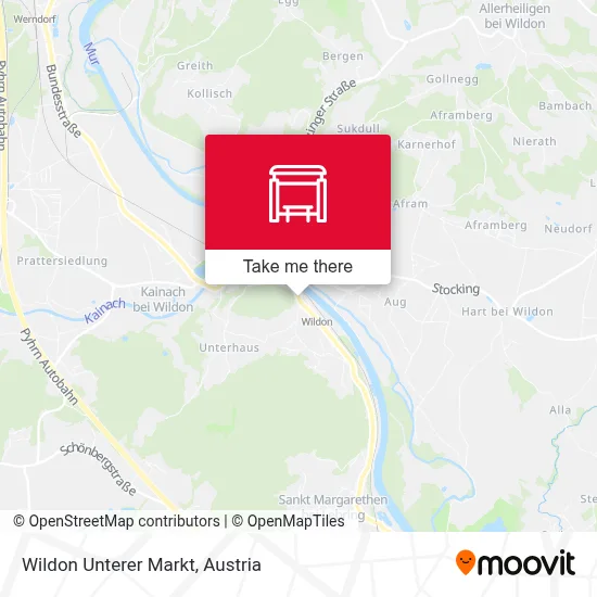 Wildon Unterer Markt map