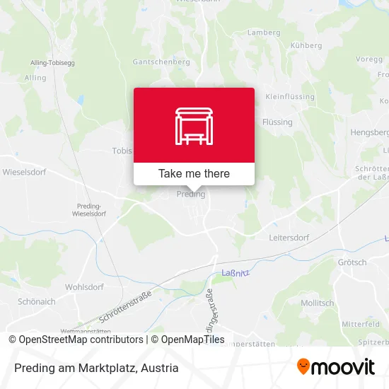 Preding am Marktplatz map