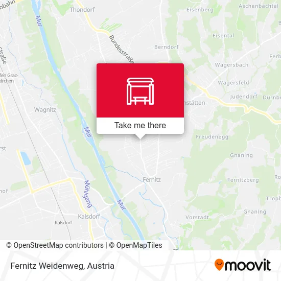 Fernitz Weidenweg map