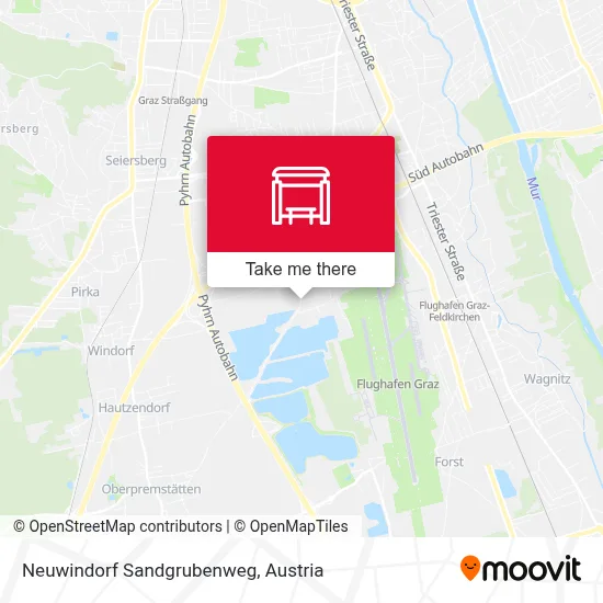 Neuwindorf Sandgrubenweg map