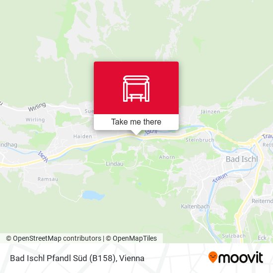 Bad Ischl Pfandl Süd (B158) map