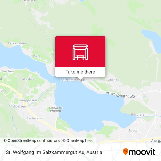 St. Wolfgang Im Salzkammergut Au map