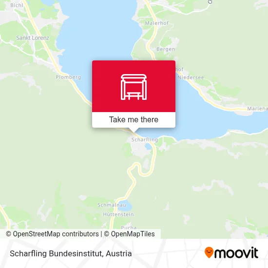 Scharfling Bundesinstitut map