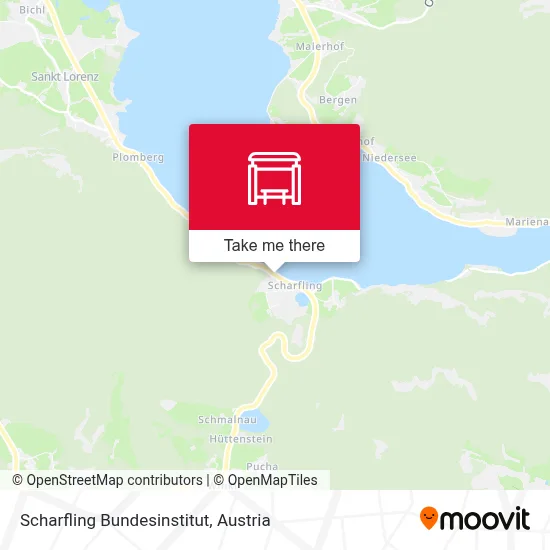 Scharfling Bundesinstitut map