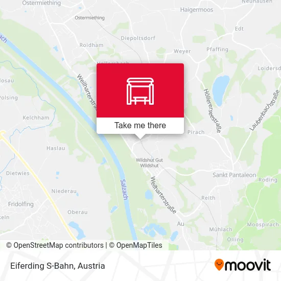 Eiferding S-Bahn map