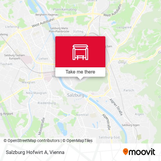 Salzburg Hofwirt A map