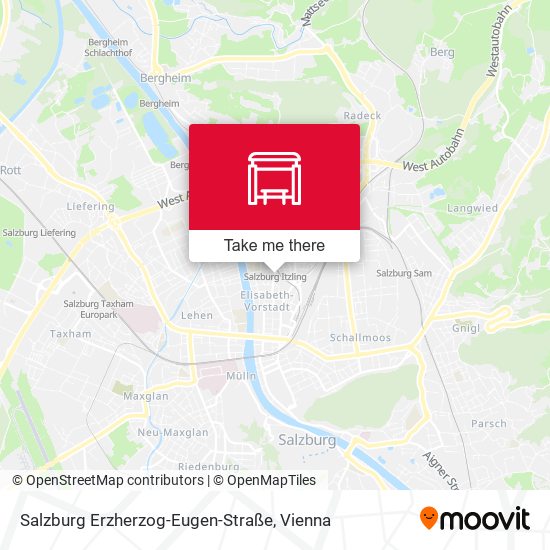 Salzburg Erzherzog-Eugen-Straße map