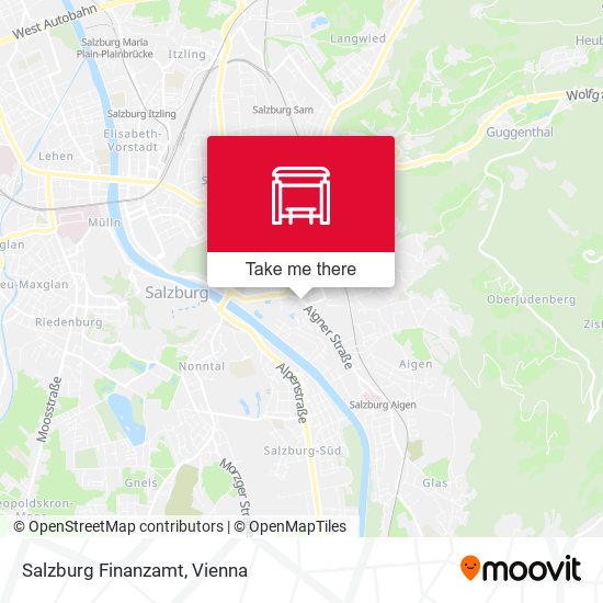 Salzburg Finanzamt map