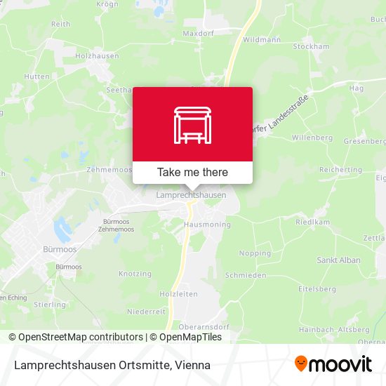Lamprechtshausen Ortsmitte map