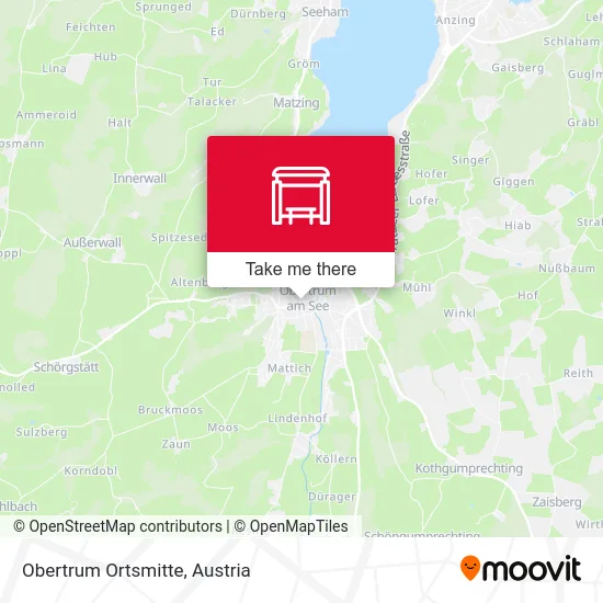 Obertrum Ortsmitte map