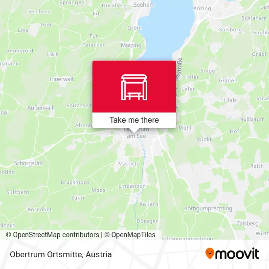 Obertrum Ortsmitte map