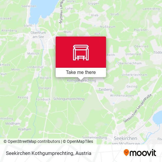 Seekirchen Kothgumprechting map
