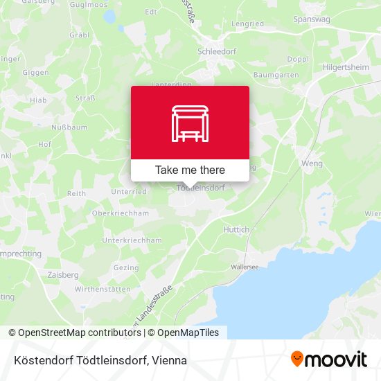 Köstendorf Tödtleinsdorf map