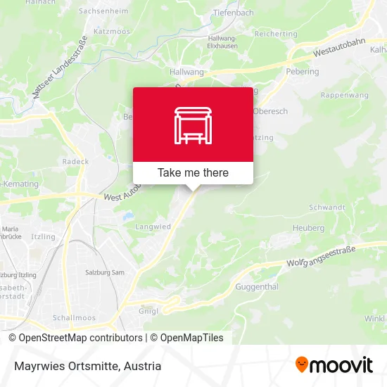 Mayrwies Ortsmitte map