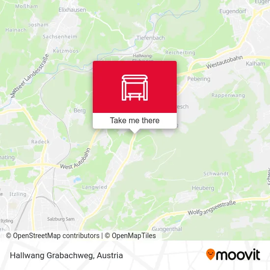 Hallwang Grabachweg map