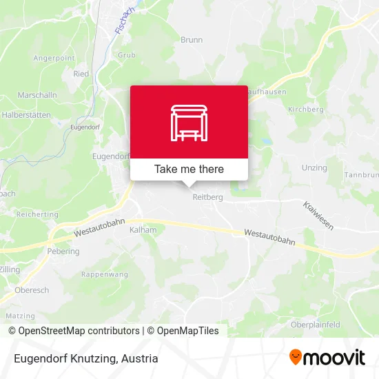 Eugendorf Knutzing map