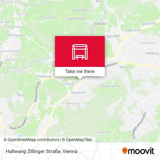 Hallwang Zillinger Straße map
