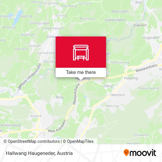Hallwang Haugeneder map