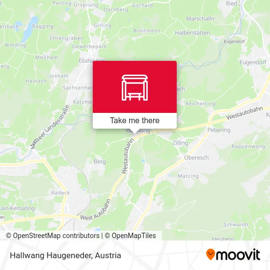 Hallwang Haugeneder map