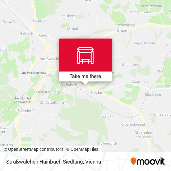 Straßwalchen Hainbach Siedlung map