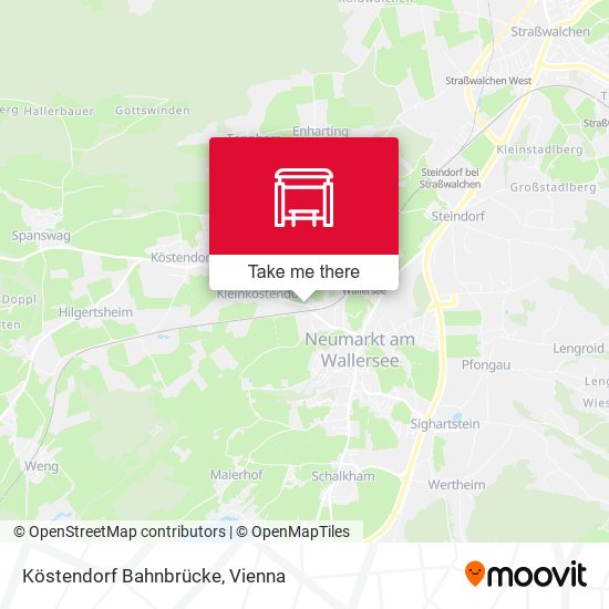 Köstendorf Bahnbrücke map
