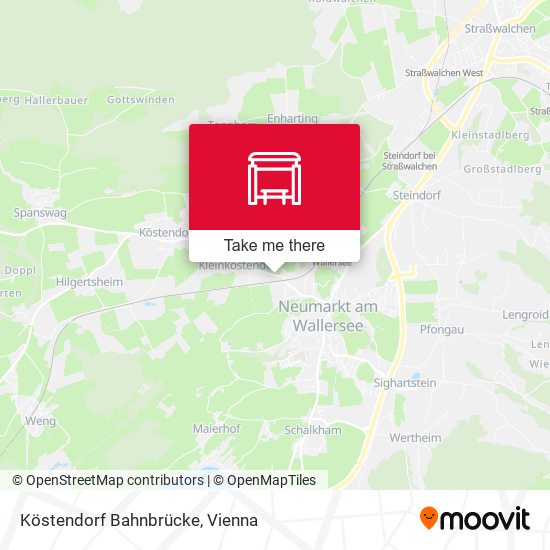 Köstendorf Bahnbrücke map