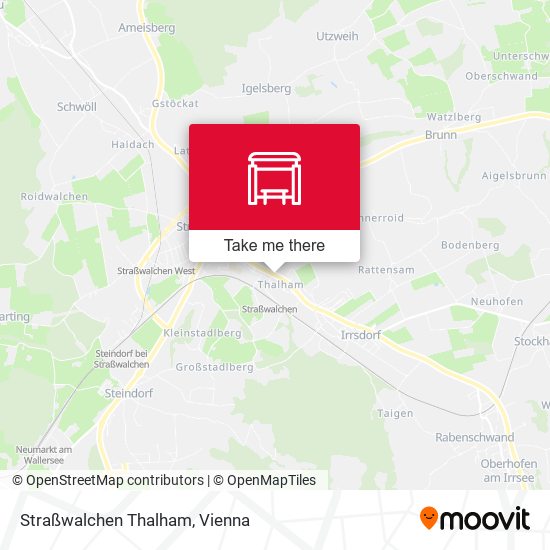 Straßwalchen Thalham map